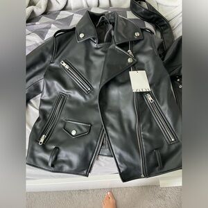 Zara Leather Jacket BRAND NEW!